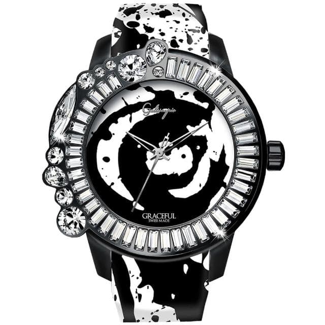 【Galtiscopio 迦堤】華藝綽約系列 潑墨 時尚腕錶 / 49mm 母親節 禮物 推薦(GFBS001INK)