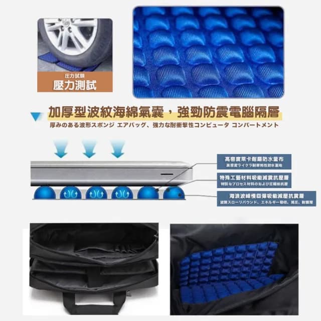 【Parkour X】父親節禮物 日式質感雙肩4Ways超大容量電腦包(後背包 側背包 公事包)