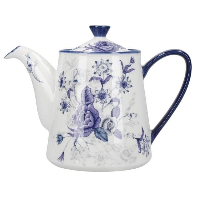 【LondonPottery】BlueRose陶製茶壺 900ml  / 泡茶 下午茶 茶具 母親節禮物