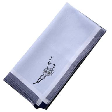 【巴黎精品】現貨+預購 手帕禮盒純棉方巾 單入(梅花印花中國風精梳棉母親節生日禮物女配件8款p1ae6)