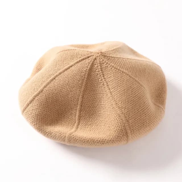 【米蘭精品】現貨+預購 100%針織帽羊毛帽(貝蕾帽保暖男女配件生日情人節父親節禮物14色74dm17)