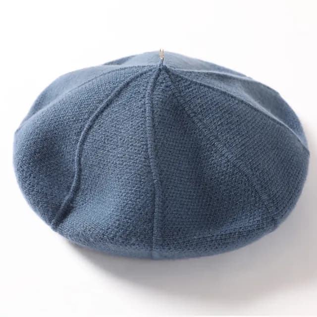 【米蘭精品】現貨+預購 100%針織帽羊毛帽(貝蕾帽保暖男女配件生日情人節父親節禮物14色74dm17)