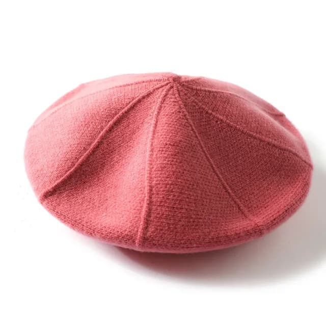【米蘭精品】現貨+預購 100%針織帽羊毛帽(畫家帽防寒保暖女配件情人節生日聖誕節交換禮物14色74dm19)