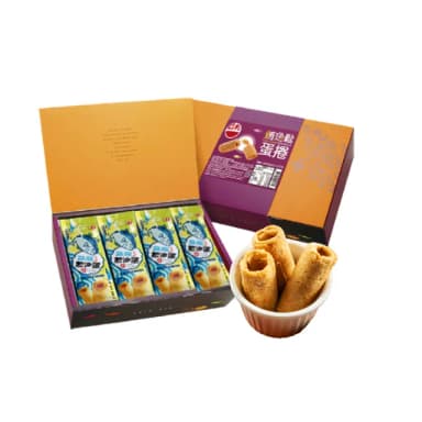 【WEI-I 味一食品】鮪魚鬆蛋捲&豬肉鬆蛋捲禮盒480gx1盒(40gx12包禮盒/節慶/新年/聖誕首選)