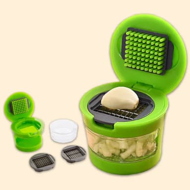 【蒜末幫手】多功能搗蒜泥器(不沾手 蒜泥研磨器 搗碎器 壓蒜器 切蒜器 剝蒜器 壓泥器 蒜片 中秋烤肉)