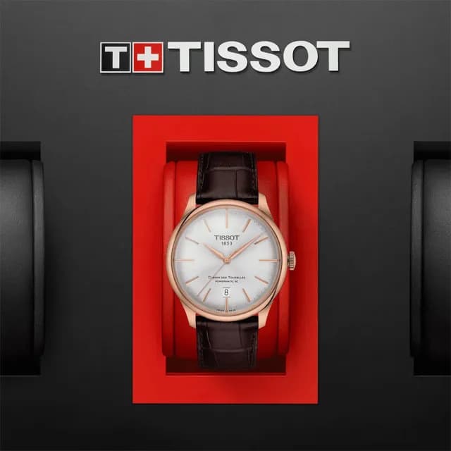 【TISSOT 天梭 官方授權】杜魯爾動力80小時機械對錶 情侶手錶 禮物 推薦(T1398073603100+T1392073603100)