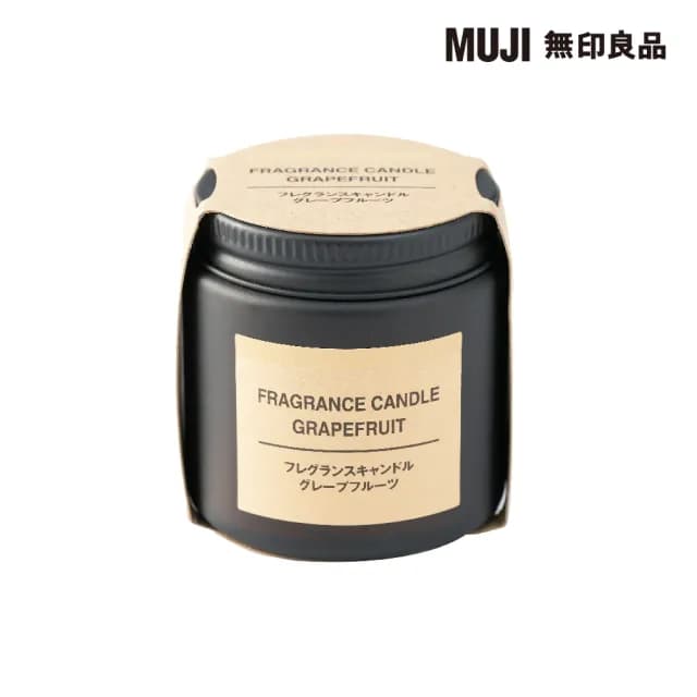 【MUJI 無印良品】芬香蠟燭.葡萄柚香味/85g