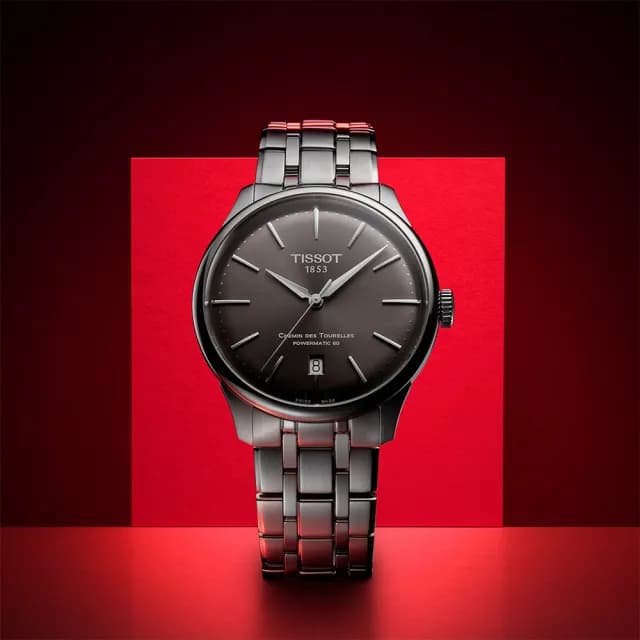 【TISSOT 天梭 官方授權】杜魯爾動力80小時機械對錶 情侶手錶 送禮 推薦(T1398071106100+T1392071103100)