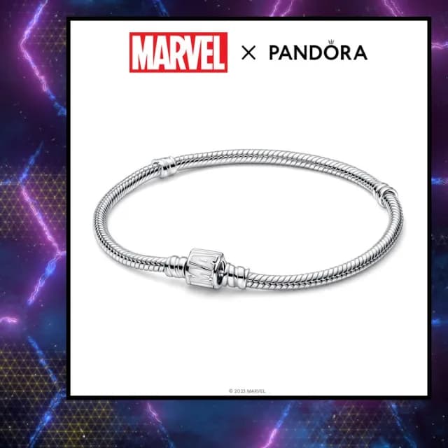 【Pandora 官方直營】Pandora Moments 系列 Marvel 飾釦蛇形手鏈-絕版品
