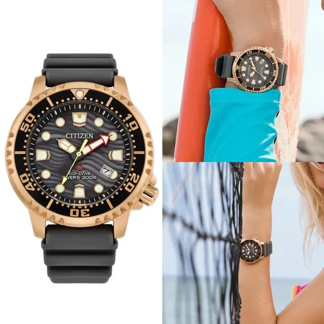【CITIZEN 星辰】PROMASTER 200米光動能潛水男錶 手錶 禮物 推薦(BN0163-00H灰-44mm)