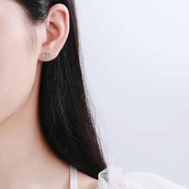 【巴黎精品】現貨+預購 莫桑鑽石耳環925純銀耳環耳針銀飾(0.25克拉女飾品生日情人節禮物v1ae113)