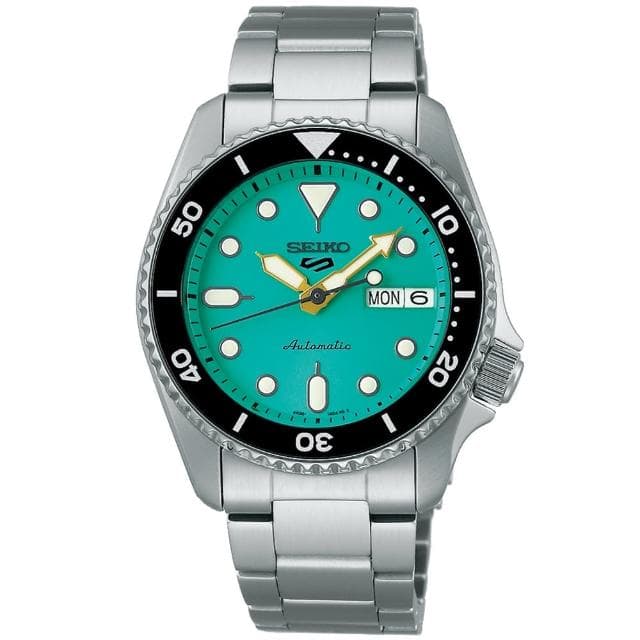 【SEIKO 精工】5 Sports系列 Lineup 復古色系 潛水機械腕錶 母親節 禮物 推薦(4款可選)