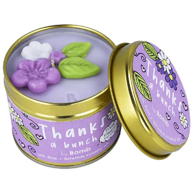 【Bomb Cosmetics】EU_BIO 鮮花香氣香氛蠟燭 1入/250g(用綻放的鮮花香氣說聲謝謝、香水蠟燭、原廠公司貨)