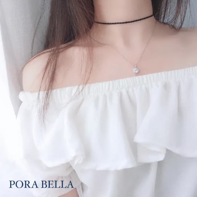 【Porabella】925純銀鋯石星座項鍊 俏皮12星座鋯石項鍊 交換禮物 生日禮物 Zodiac Necklace