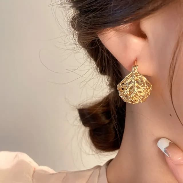 【NDM 南大門】搖籃曲 -耳圈耳扣耳針穿式耳環耳釘耳骨環耳飾(1對入)