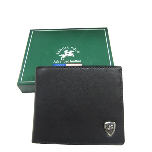 【SNOW.bagshop】情人節禮物 真皮包包  短夾男仕夾100%進口牛皮革標準尺寸固定型證件夾(內零錢袋附禮盒)