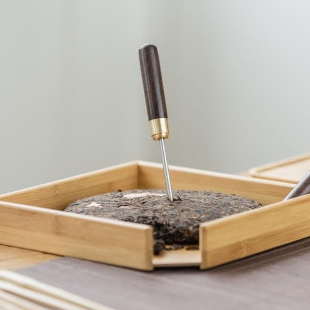 【傳真雅器】黑檀木花梨木茶針(茶具 茶道具 普洱茶 茶針 茶刀)