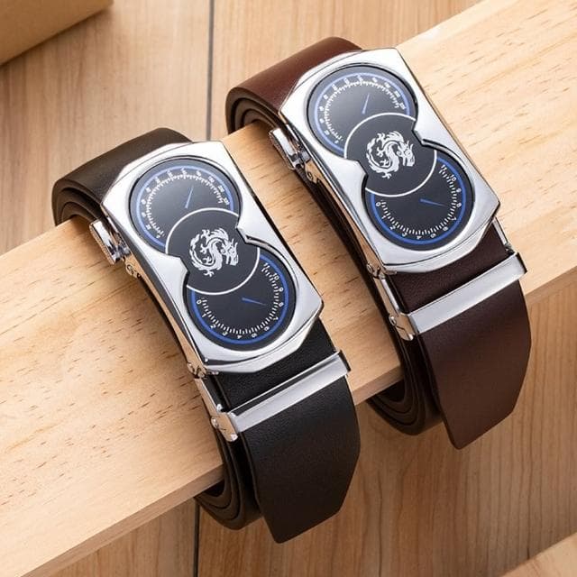 【米蘭精品】現貨+預購 真皮皮帶腰帶(頭層牛皮儀表盤自動扣男皮帶情人節生日聖誕節交換禮物4款74eh48)