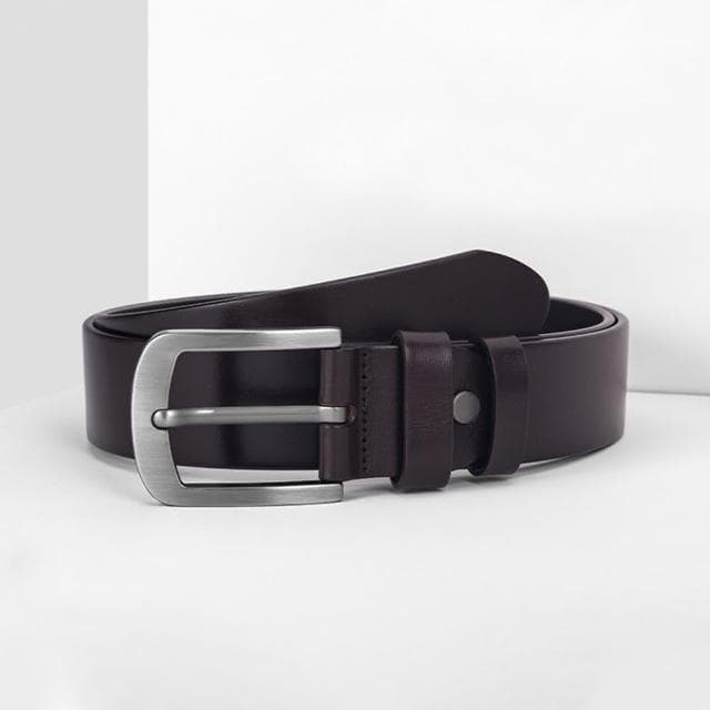 【米蘭精品】現貨+預購 真皮皮帶腰帶(頭層牛皮簡約針扣男皮帶情人節生日聖誕節交換禮物2色74eh26)