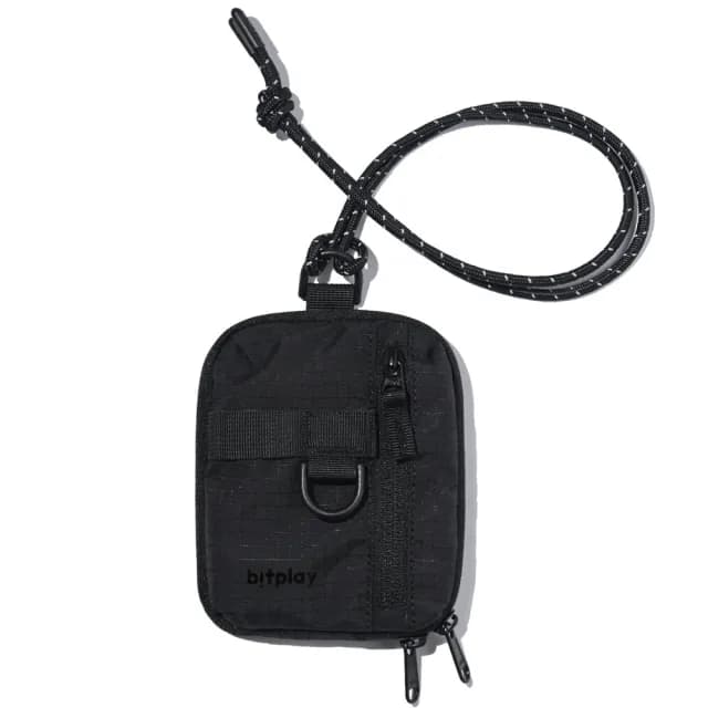 【bitplay】Essential Pouch 機能小包 V2 炭黑色(含頸掛繩 情人節 禮物 尾牙)