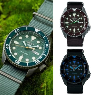 【SEIKO 精工】5 Sports系列 軍風 機械腕錶 畢業禮物 送禮 推薦(三款可選)