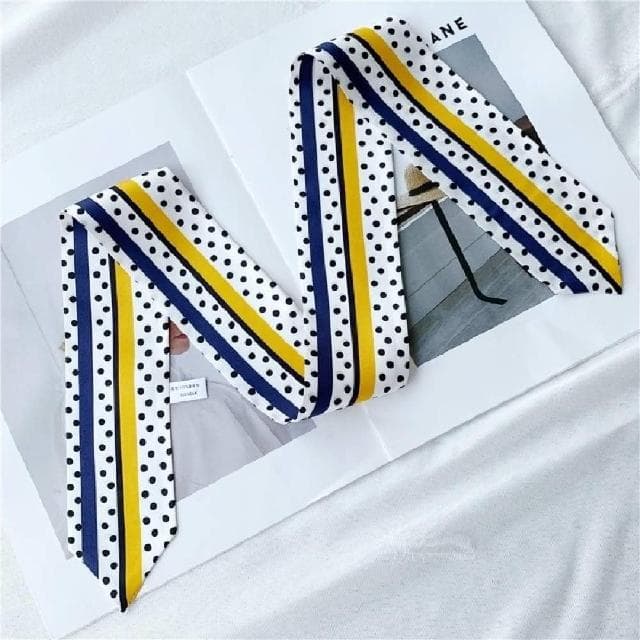 【巴黎精品】現貨+預購 真絲絲巾蠶絲領巾(韓風飄帶髮帶三用女絲巾10款a1af38)