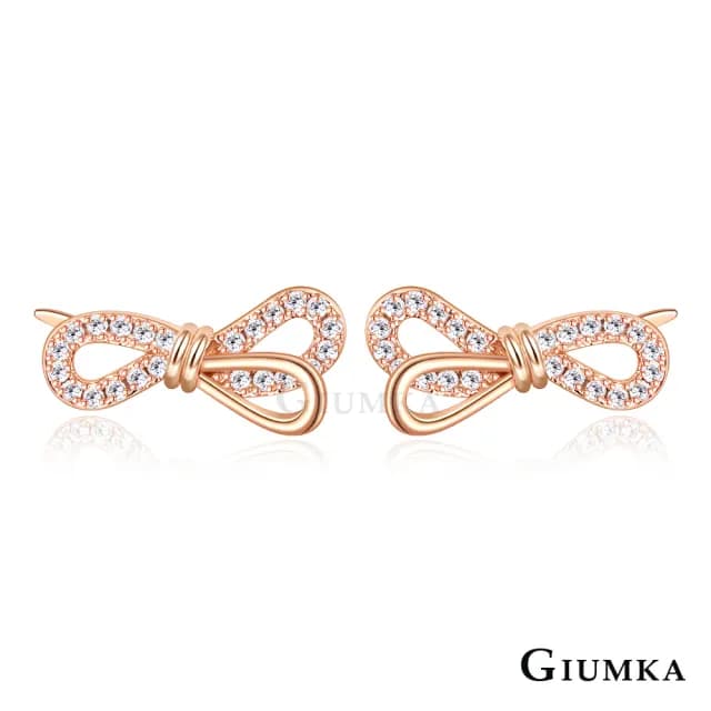【GIUMKA】純銀耳環．新年禮物．蝴蝶結