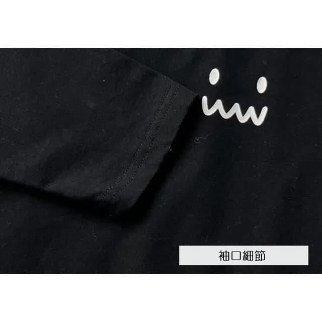 【橘魔法】特殊表情下擺刷破薄長袖上衣 (薄長袖 中性款 男童 女童 童裝 T恤 白T)