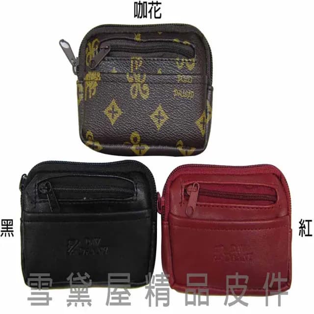 【SNOW.bagshop】情人節禮物 零錢包拉鍊主袋內一五金鑰環進口防水包 防刮皮革可放信用卡萬用包小型輕巧方便
