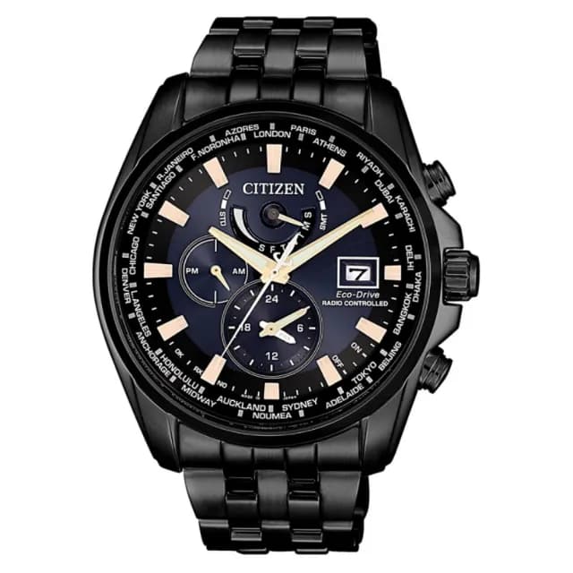 【CITIZEN 星辰】GENTS系列 電波對時 萬年曆 光動能腕錶 畢業禮物 送禮 推薦(AT9039-51L)