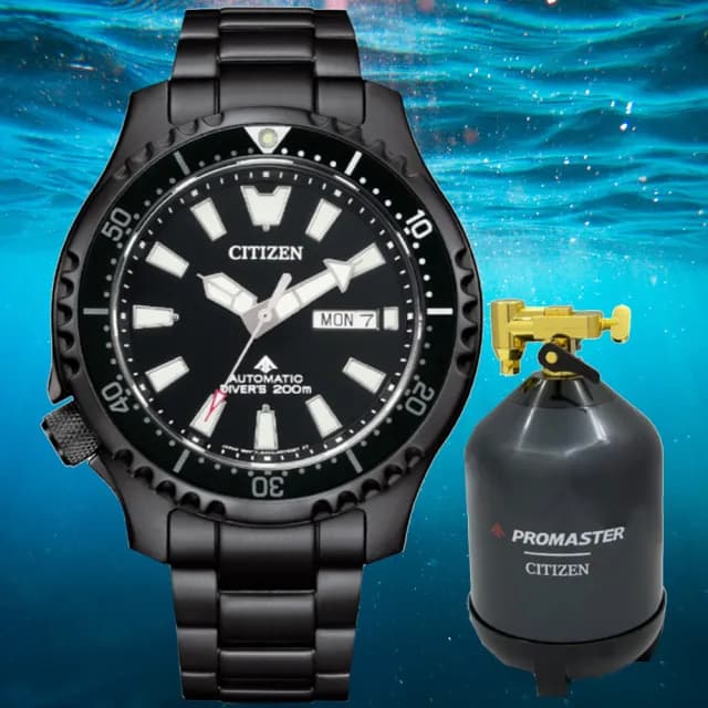【CITIZEN 星辰】鋼鐵河豚EX Plus Marine 機械潛水腕錶 七夕 情人節 送禮 推薦(NY0135-80E)