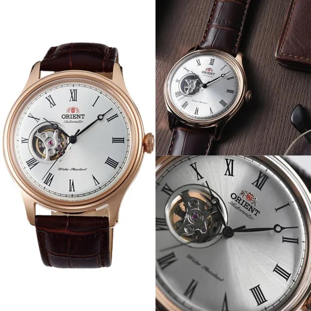 【ORIENT 東方錶】Semi-Skeleton 系列 小鏤空機械錶 手錶 男錶 指針錶(TAG00001S 送禮推薦)