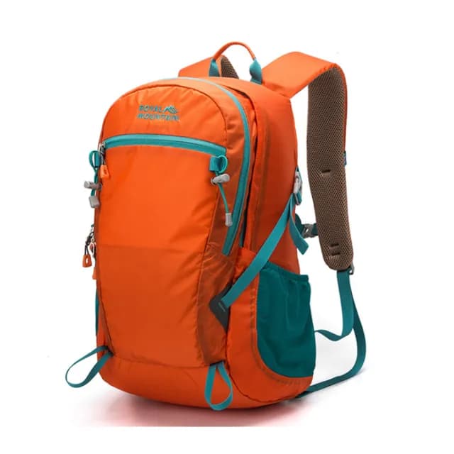  父親節禮物 輕羽透氣登山背包橘色30L(登山包)