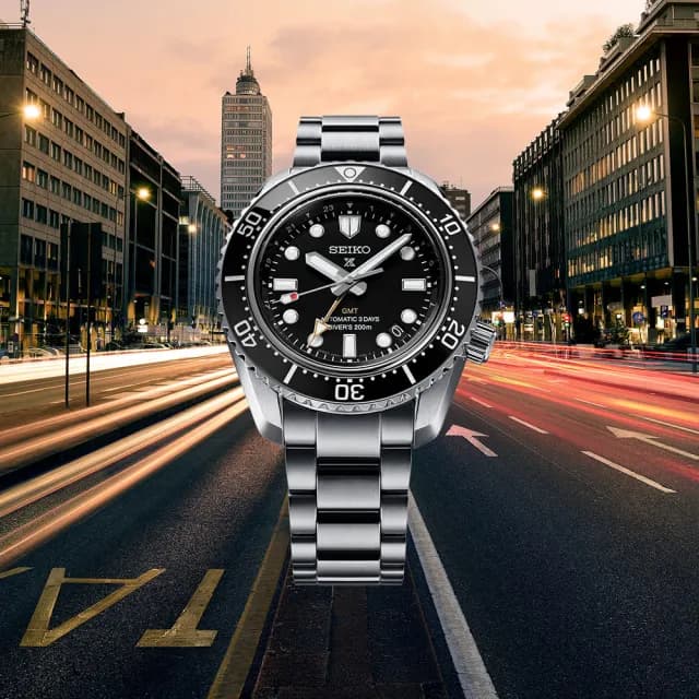 【SEIKO 精工】大谷翔平配戴款 三日鍊 GMT 潛水機械腕錶 畢業禮物 送禮 推薦(SPB383J1/6R54-00D0D)