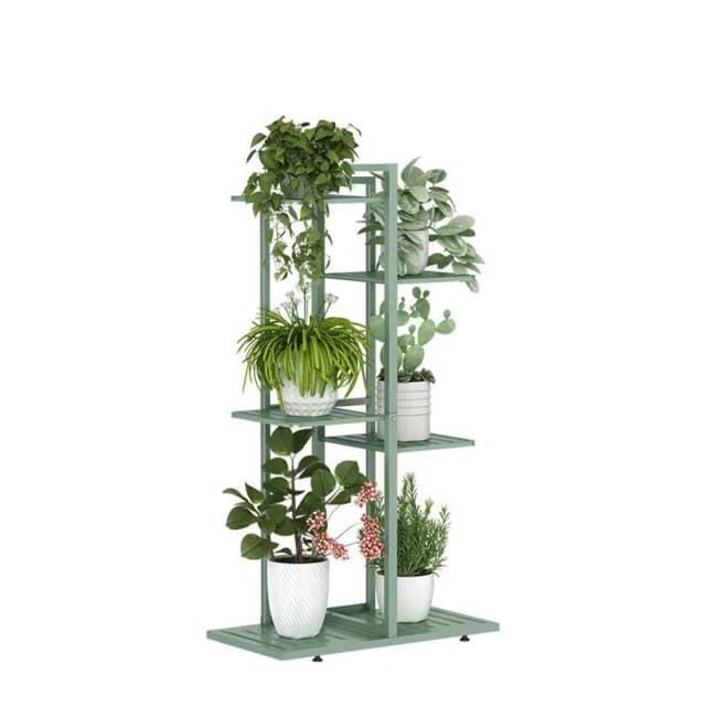 【京太陽】6盆加強款方形園藝花架(盆栽架 花架 花盆架 植物架 戶外花架 園藝花架 落地花架)