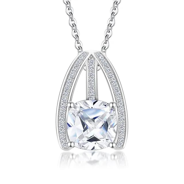 【AchiCat】925純銀項鍊 璀璨晶鑽 項鍊 生日禮物  母親節禮物 CS7043