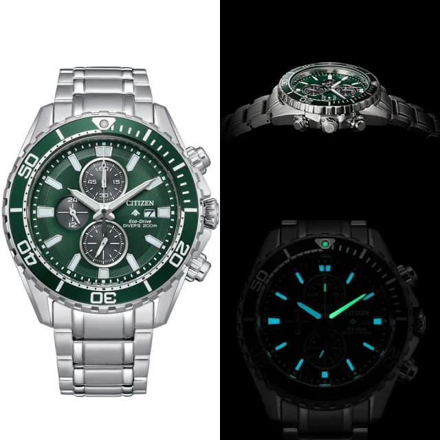 【CITIZEN 星辰】星辰 PROMASTER 光動能200米計時潛水錶 手錶 禮物 推薦(CA0820-50X)