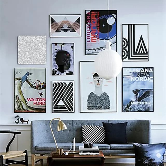 【日本 VisualSonic】看見你的聲音 藍牙畫布音箱-Mosaic I(掛畫喇叭)