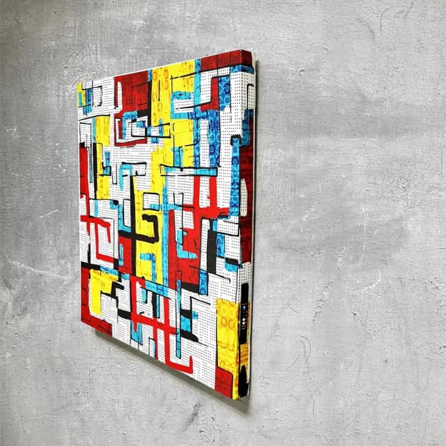 【日本 VisualSonic】看見你的聲音 藍牙畫布音箱-Splash I(掛畫喇叭)