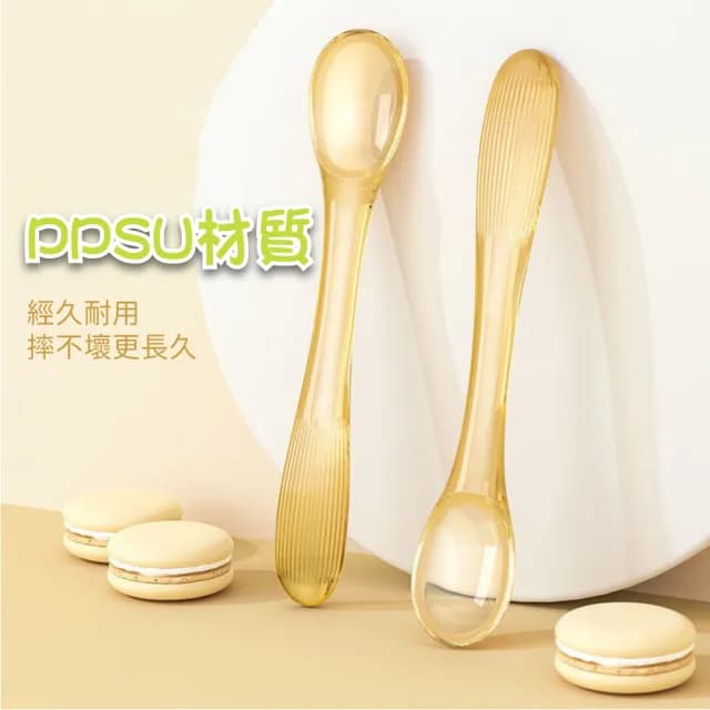 【寶寶湯匙】嬰兒水果泥輔食勺-附收納盒(刮泥勺 挖泥勺 副食品 水果泥 矽膠湯匙 環保餐具 輔食餐具)