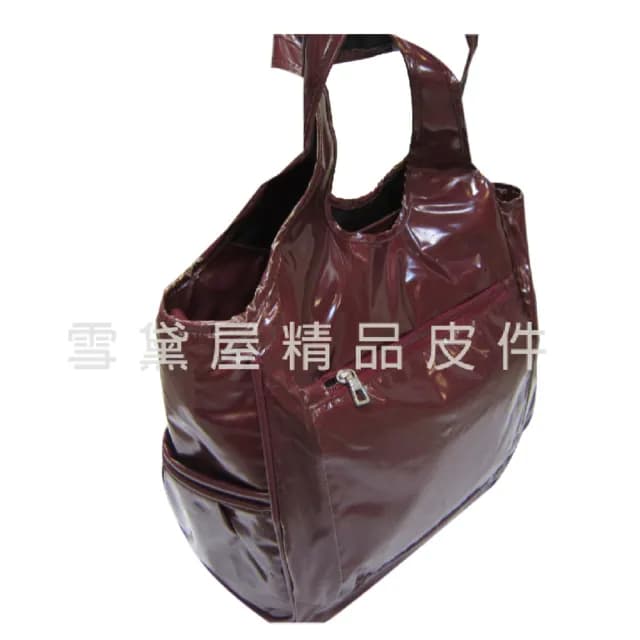 【SNOW.bagshop】情人節禮物 托特包大容量可A4資料夾(復古設計進口防水包 PVC材質隨身物品外出休閒手提)