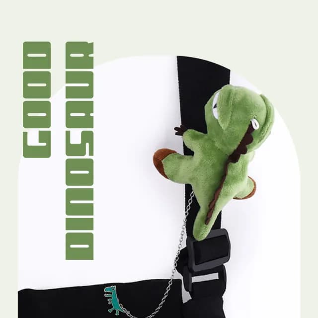 【小恐龍來也】小恐龍造型可愛胸針(別針 胸章 小恐龍吊飾 配飾 娃娃包包吊飾 飾品 交換禮物 遊樂園)