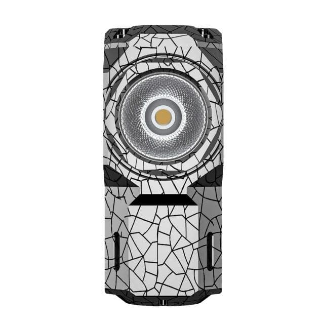【WUBEN】錸特光電 X0 裂釉紋 鈦合金(鈦金屬 高貴不凡 精品手電筒 高亮LED 可蒐藏的 EDC工具 質感禮物)