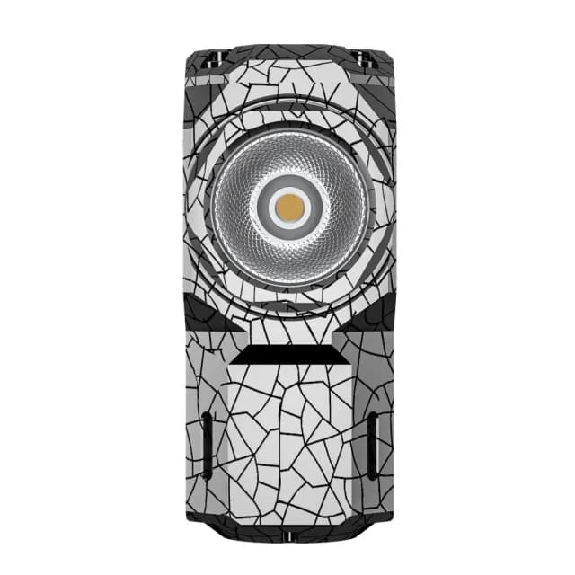 【WUBEN】錸特光電 X0 裂釉紋 鈦合金(鈦金屬 高貴不凡 精品手電筒 高亮LED 可蒐藏的 EDC工具 質感禮物)
