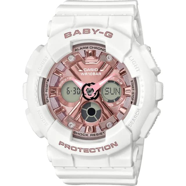 【CASIO 卡西歐】BABY-G 人氣手錶/白 禮物 送禮 推薦(BA-130-7A1)