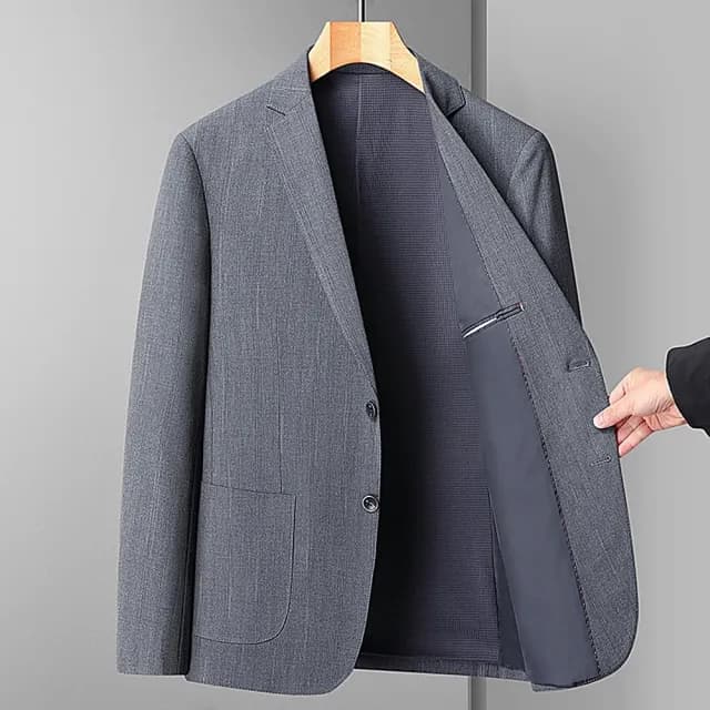 【米蘭精品】現貨+預購 西裝外套休閒西服(潮流百搭西服春秋男外套父親節禮物74eb16)