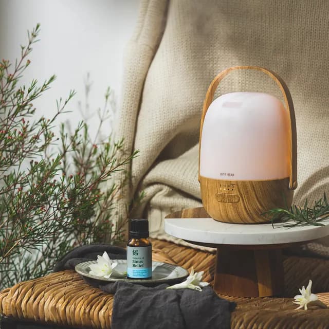 【JustHerb香草集】療癒森林手提水氧機(無線可攜香氣隨行 送禮)推薦/生日/情人/長輩/喬遷)