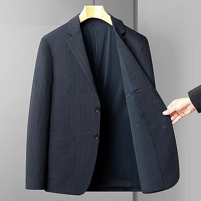 【米蘭精品】現貨+預購 西裝外套休閒西服(英倫正裝素色春秋男外套父親節禮物74eb5)