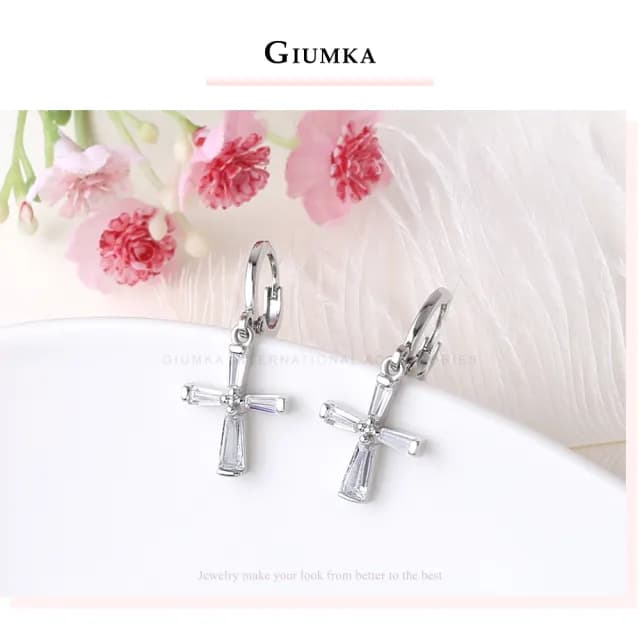 【GIUMKA】耳環．新年禮物．十字架