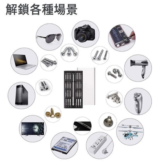 【The Rare】63合一多功能磁吸螺絲刀套裝 防鏽螺絲起子 拆機維修工具組 精修螺絲工具 螺絲起子